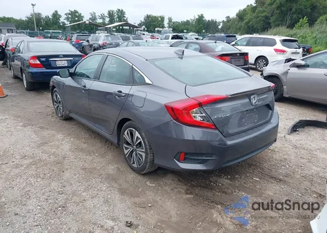 2017 Honda Civic Ex-L z USA, uszkodzony, nr VIN 19XFC1F77HE210397